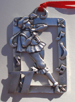 Pewter 12 Days of Christmas - 11 Pipers Piping