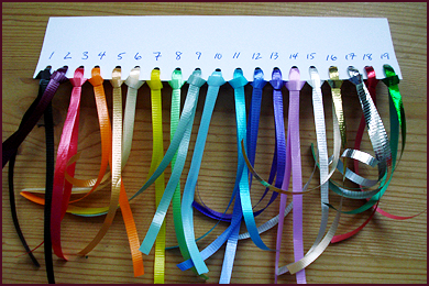 Wedding cracker ribbon colours