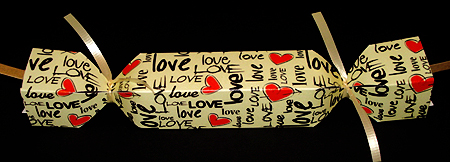 'Love' Wedding Cracker