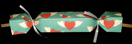 birthday crackers with winged hearts