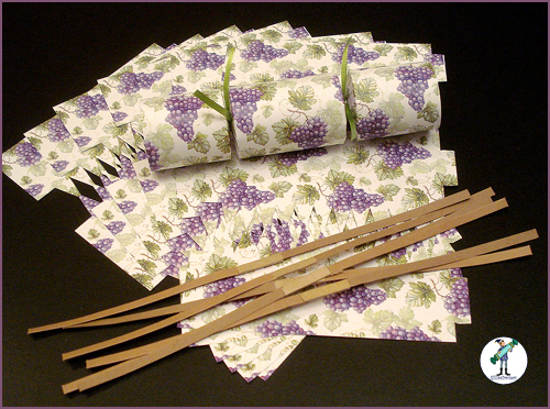 DIY Wedding Cracker Kit - Grape Vine  Design