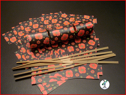 DIY Wedding Cracker Kit - Red Poppies  Design